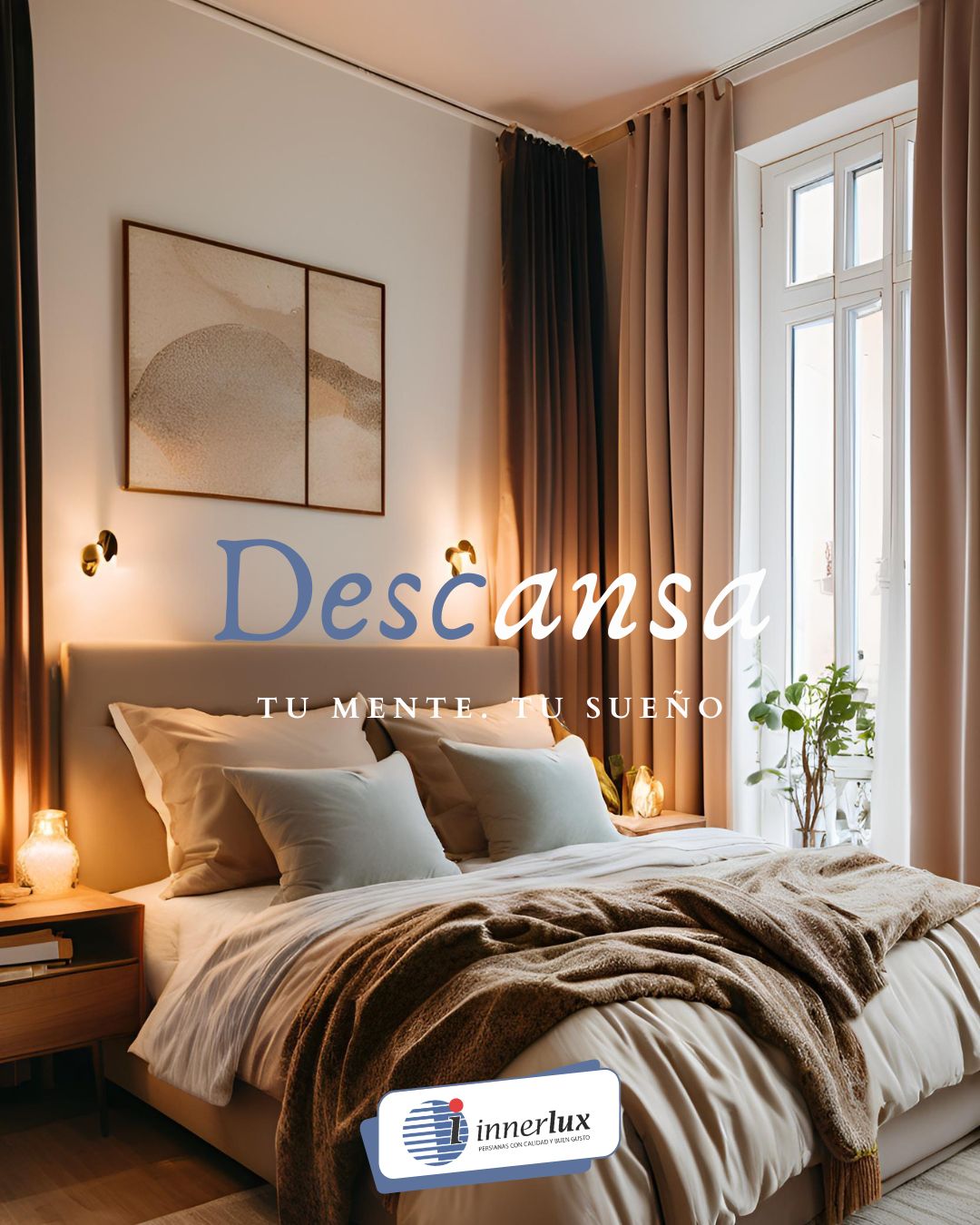 Cortinas para dormitorio - Inner-Lux